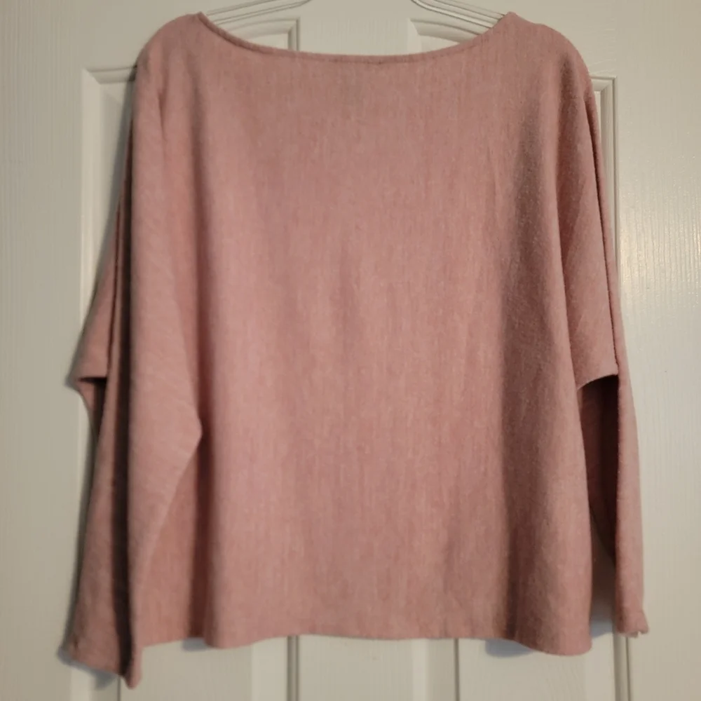 Forever 21 Dusty Rose Boatneck Sweater